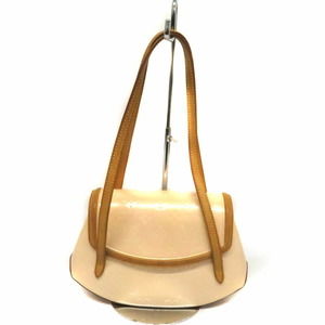 Louis Vuitton Biscayne Bay PM Handbag Monogram Vernis Beige